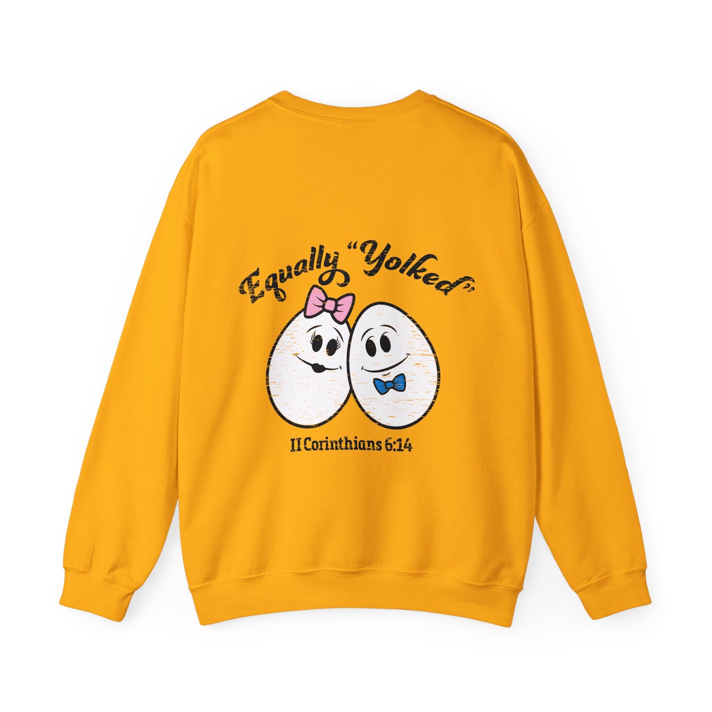 Equally "Yolked" Unisex Crewneck Sweatshirt